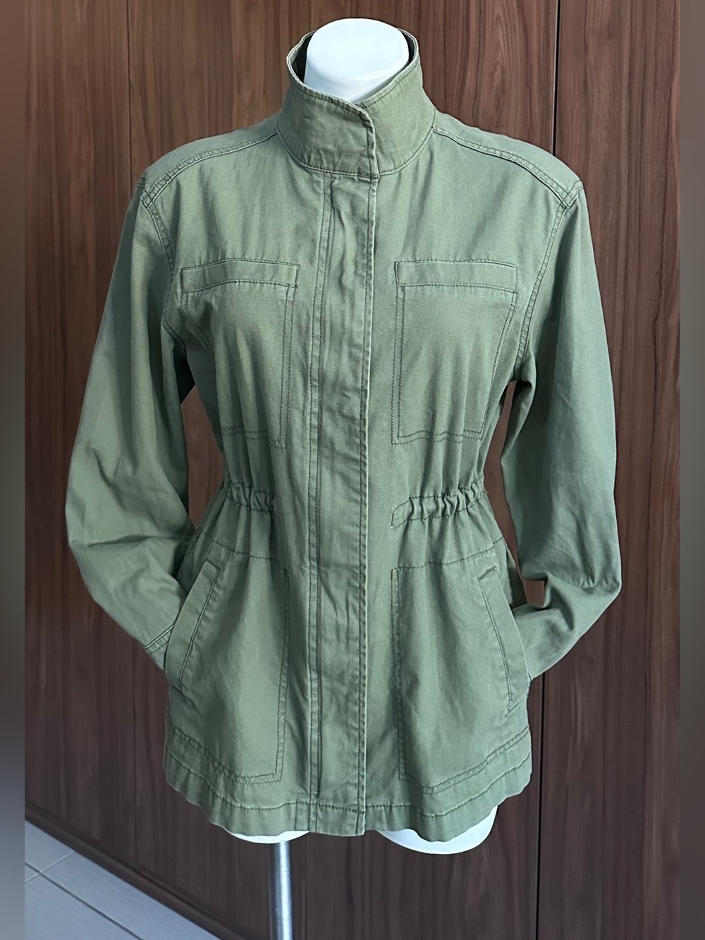 Old Navy Women’s Olive Field Utility Lightweight Jacket Size XS